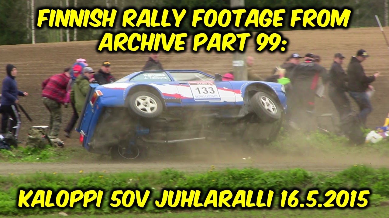 Finnish rally footage from archive part 99: Kaloppi 50v Juhlaralli 16.5.2015
