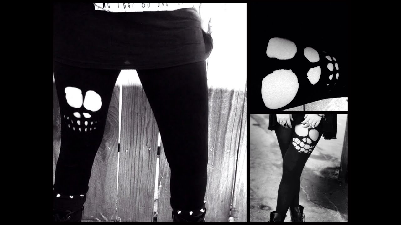 DIY Leggings Con Calavera