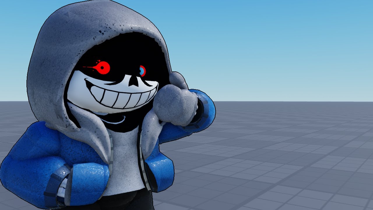 Undertale Roblox RE-Modelling | Dusttale Sans