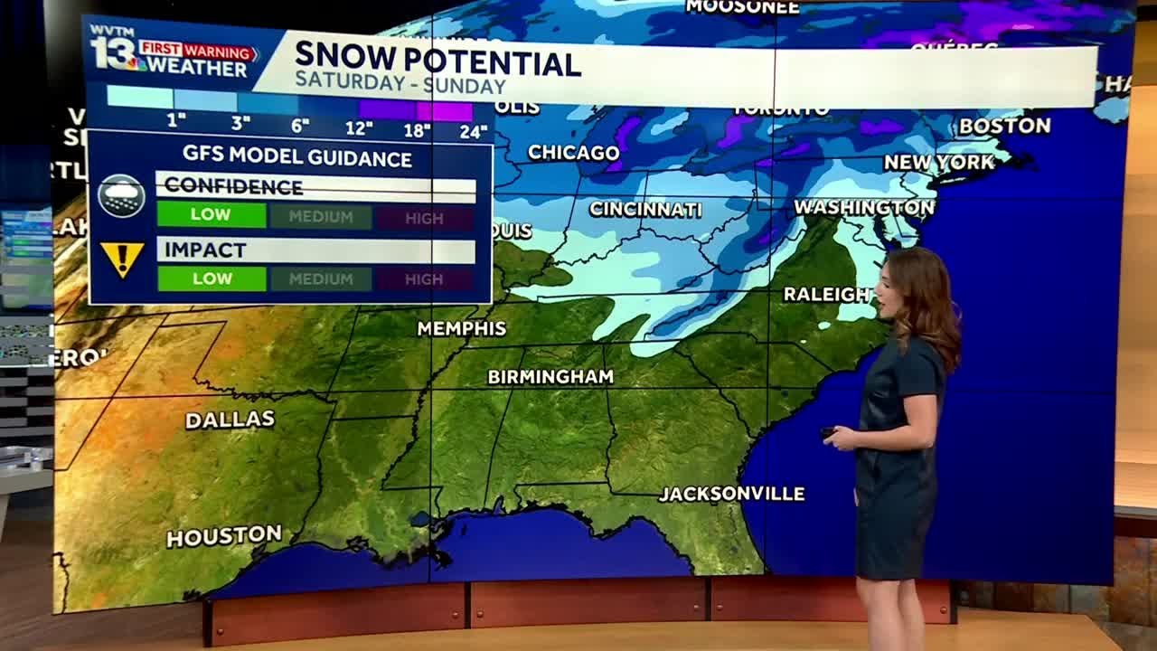 Alabama's weather forecast turns bitter cold ahead of a slim chance for snow
