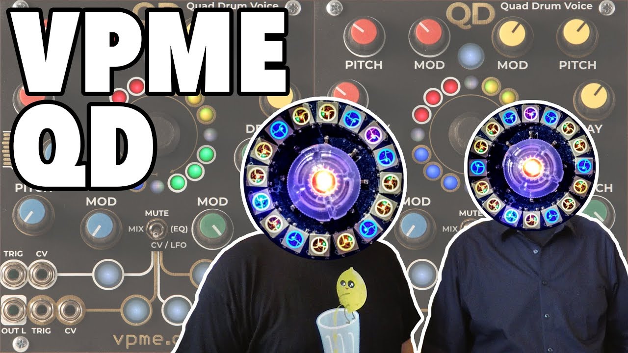QD Quad Drum with samples, synthesis, compression + more from VPME //  Superbooth 2019