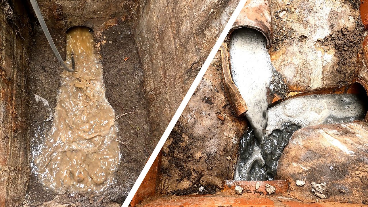 Blocked Manhole & Gully FULL of Kitchen Grease