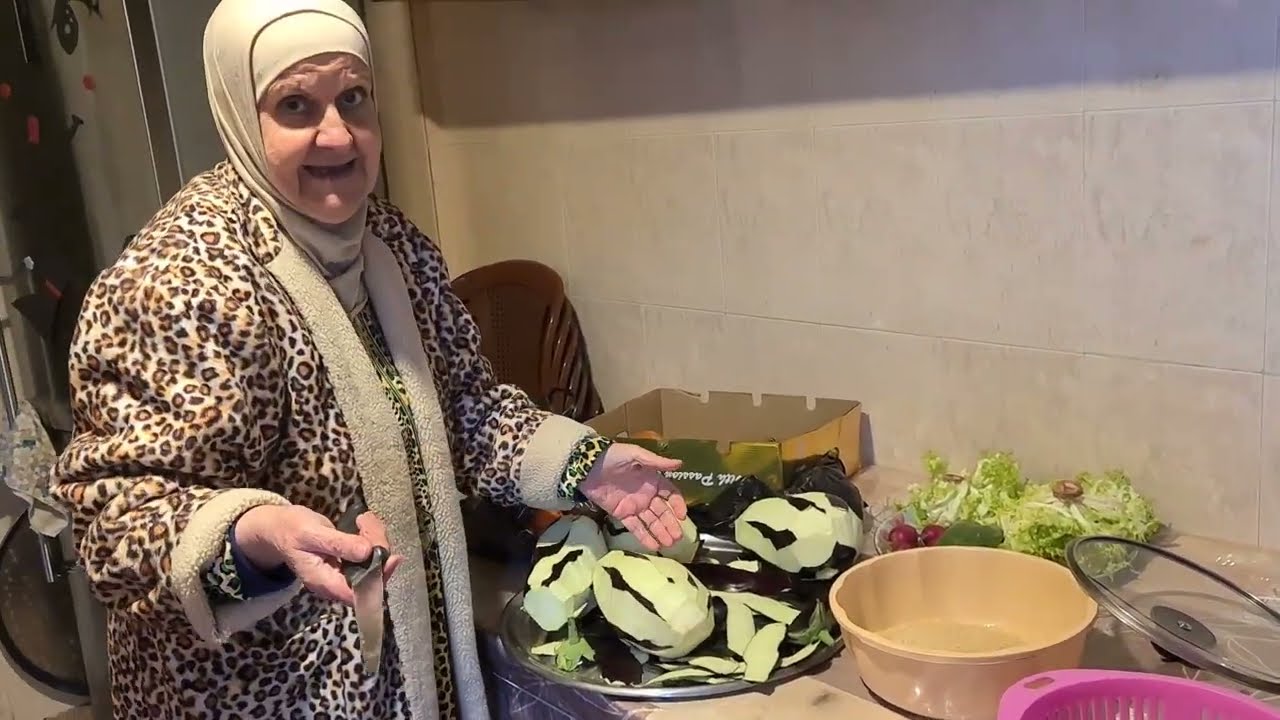 أكلة باذنجان 🍆بتشهي من ديات حماتي😋