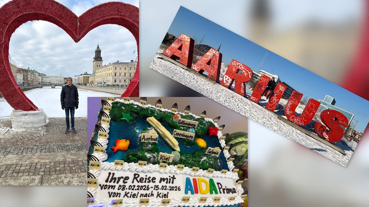 Polen, Schweden und Dänemark mit Aidaprima Februar 2026 #cruise #travel #cruiseship