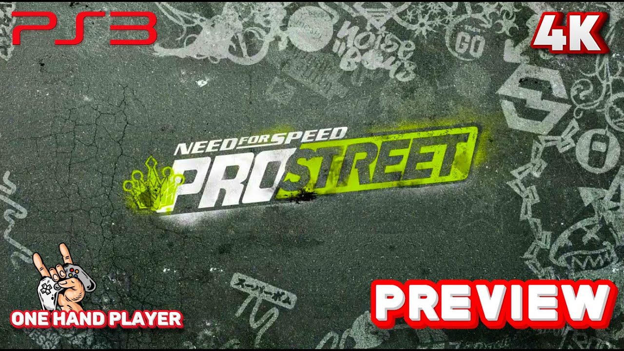 Need for Speed: ProStreet Gameplay PS3 (4K 60FPS) First 20 Minutes Preview One Hand Player
