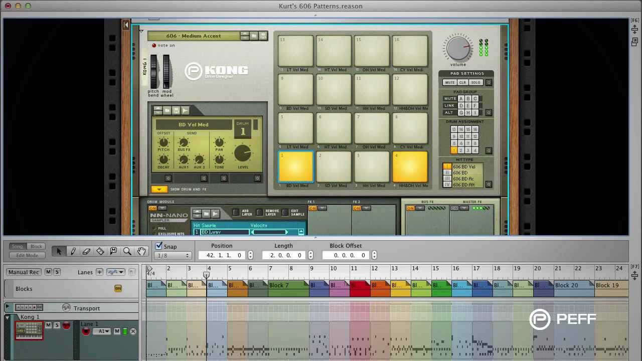 TR-606 in Reason