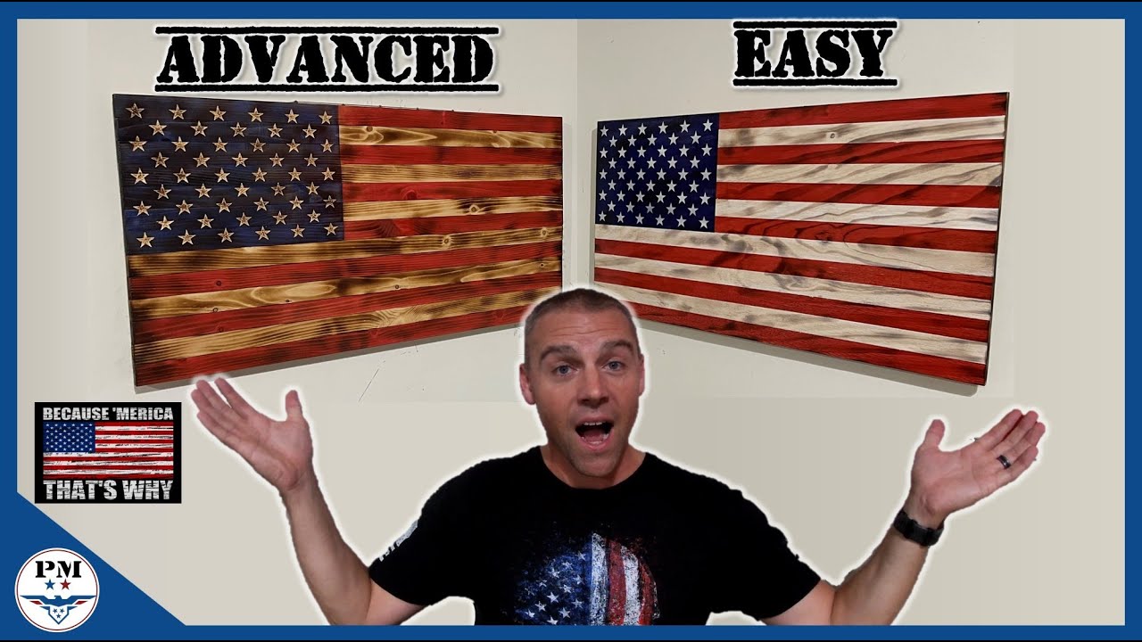 How to Make an AMERICAN Flag TWO WAYS!