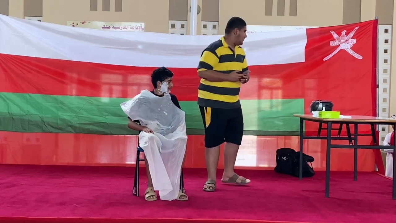 مسرحية (حلاق ثابت) في مدرسة ثابت بن كعب #اكسبلور #ترند #لايك #تيك_توك