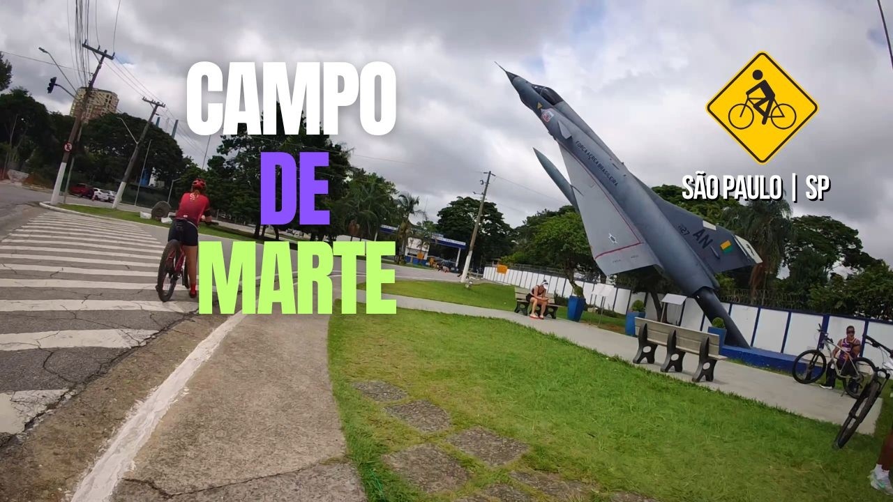 Pedal até o Aeroporto CAMPO de MARTE