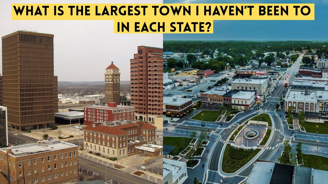 What is the Biggest Town I Haven't Visited in Each State? (One has only 2,000 people!)