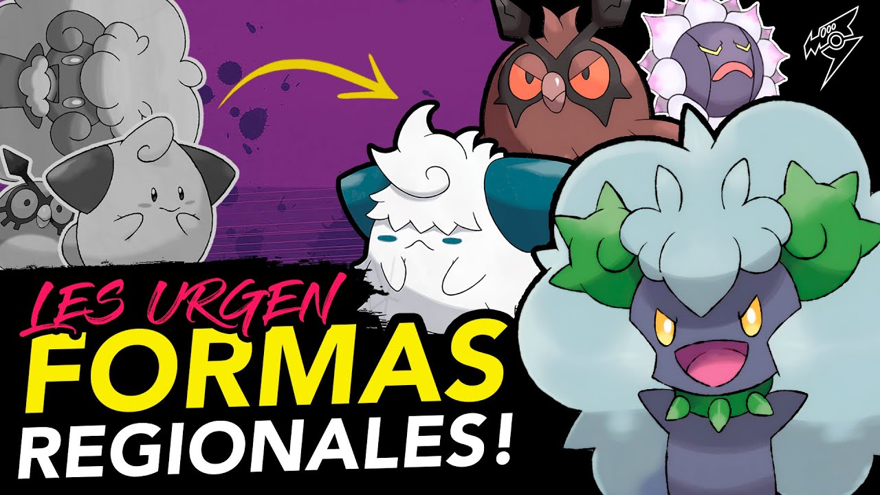 😲NUEVAS FORMAS REGIONALES😧| Pokémon que piden a gritos una forma regional
