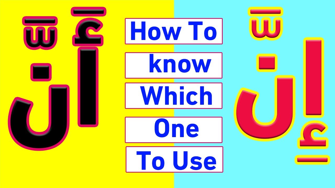 Arabic Learning | When do we use INNA and when do we use ANNA in Arabic إِنَّ وَأَنَّ