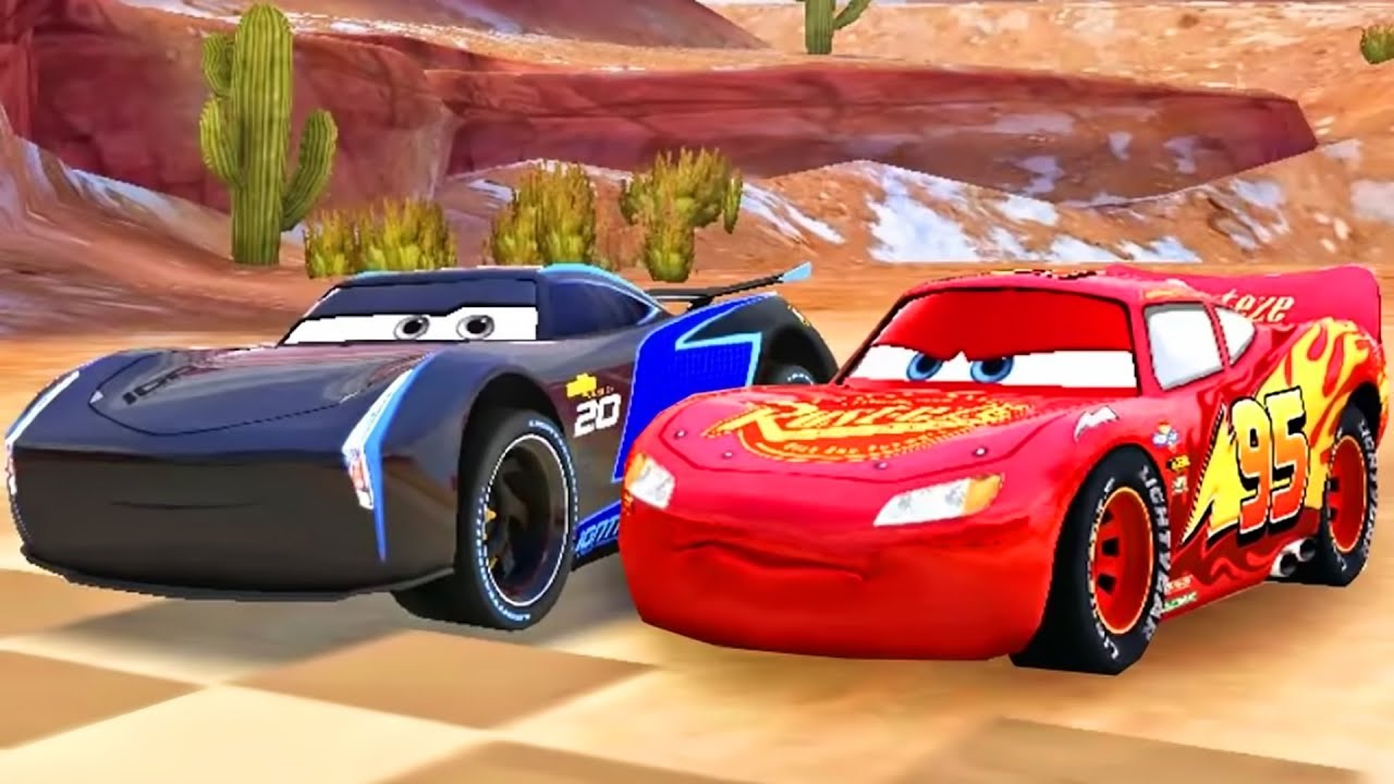 Cars 3: Driven to Win - Jackson Storm VS Sally