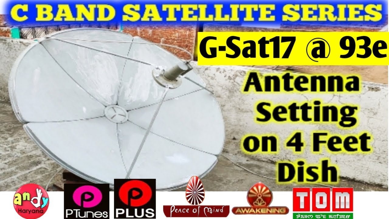 G-SAT 17 @ 93e DISH SETTING ON 4 FEET DISH