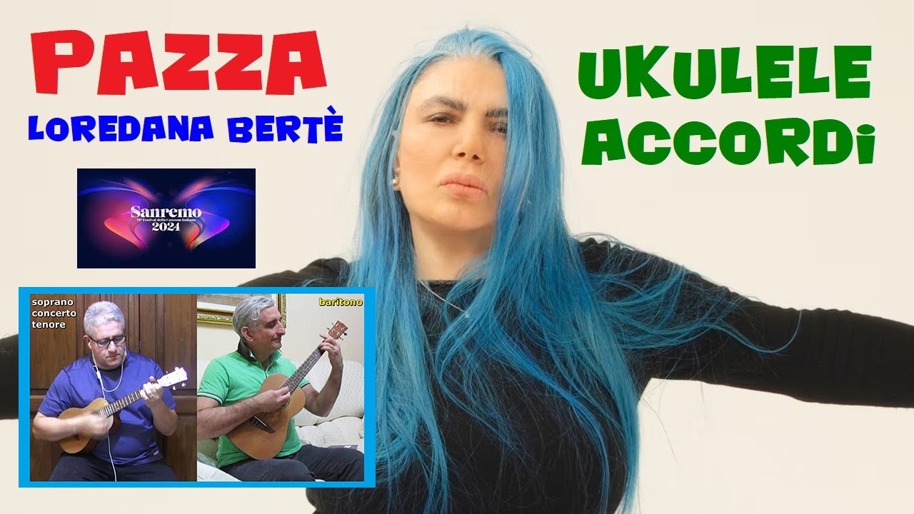 Pazza (Loredana Bertè) - UKULELE ACCORDI - Tutorial - Play Along