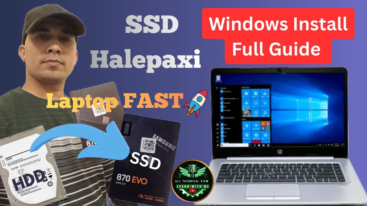how to install windows in SSD. Laptop ma SSD Halepaxi Windows Install Kasari Garne?(Full Guide)
