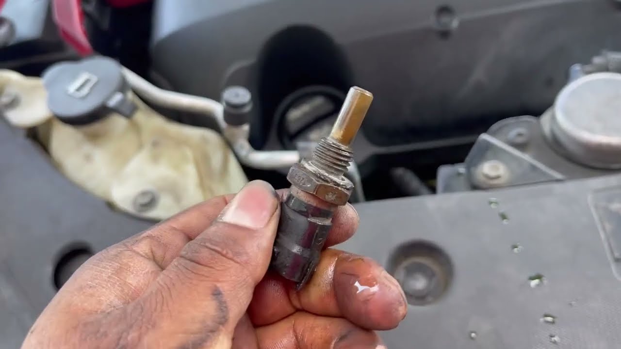Cómo cambiar el sensor de temperatura/ GMC Acadia chevy traverse 3.6/ no marca
