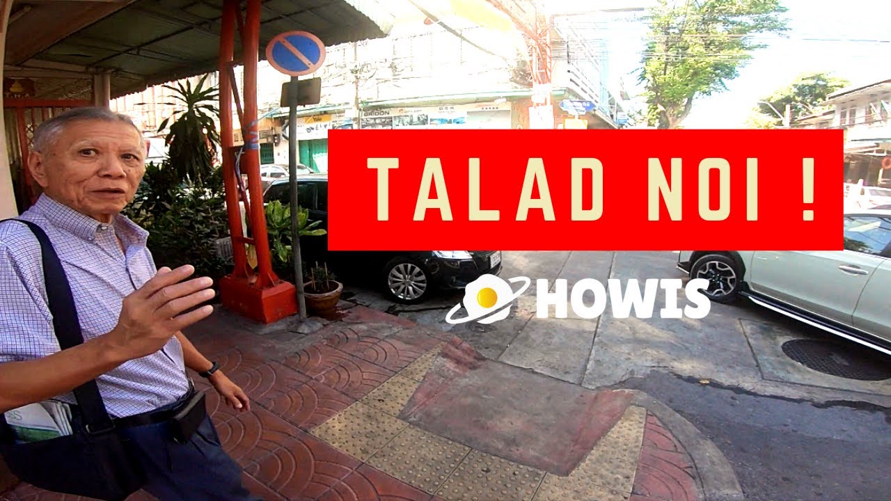 TALAD NOI IN 4K | Discover Talad Noi in Bangkok Thailand | Walking Around Bangkok Streets
