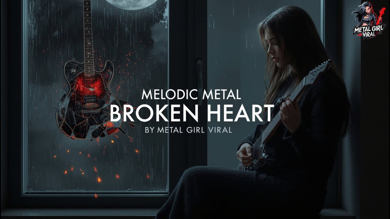 11 Hours 💔 Emotional Rock Ballad Instrumental | Sad Guitar Solos for the Soul | Metal Girl Viral