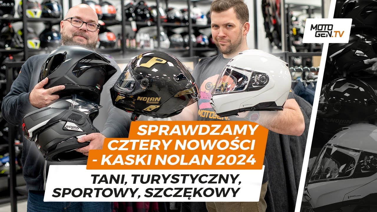 Kaski Nolan 2024. ⛑️Carbonowy X-804 RS ⛑️turystyczny N120-1 ⛑️szczękowy N100-6 ⛑️tani N60-6 Sport ⁉️