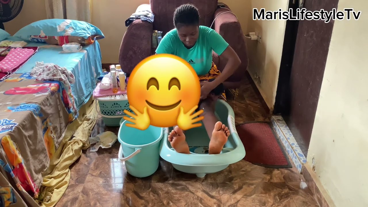 Decided to Bath my daughter For The First Time since she was born 🥰🫶