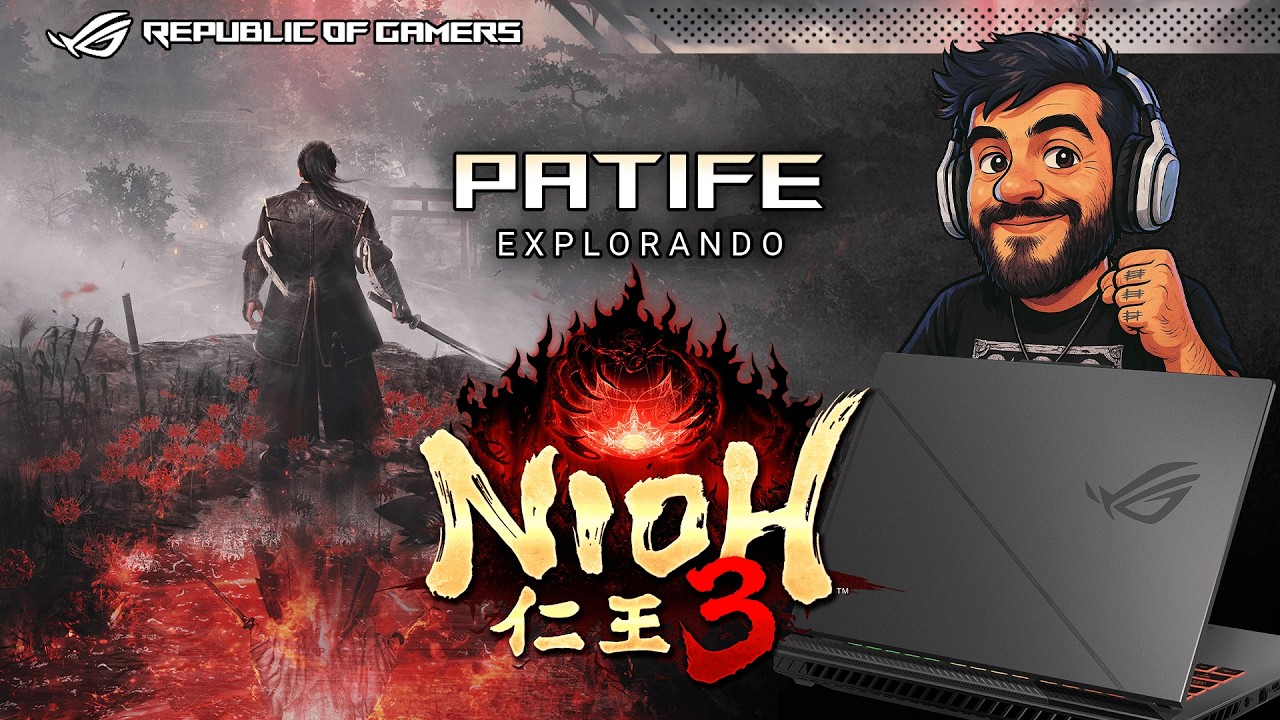 NIOH 3 AO VIVO! PATIFE TESTA COMBATE, RITMO E PROGRESSÃO | ROG PLAYS