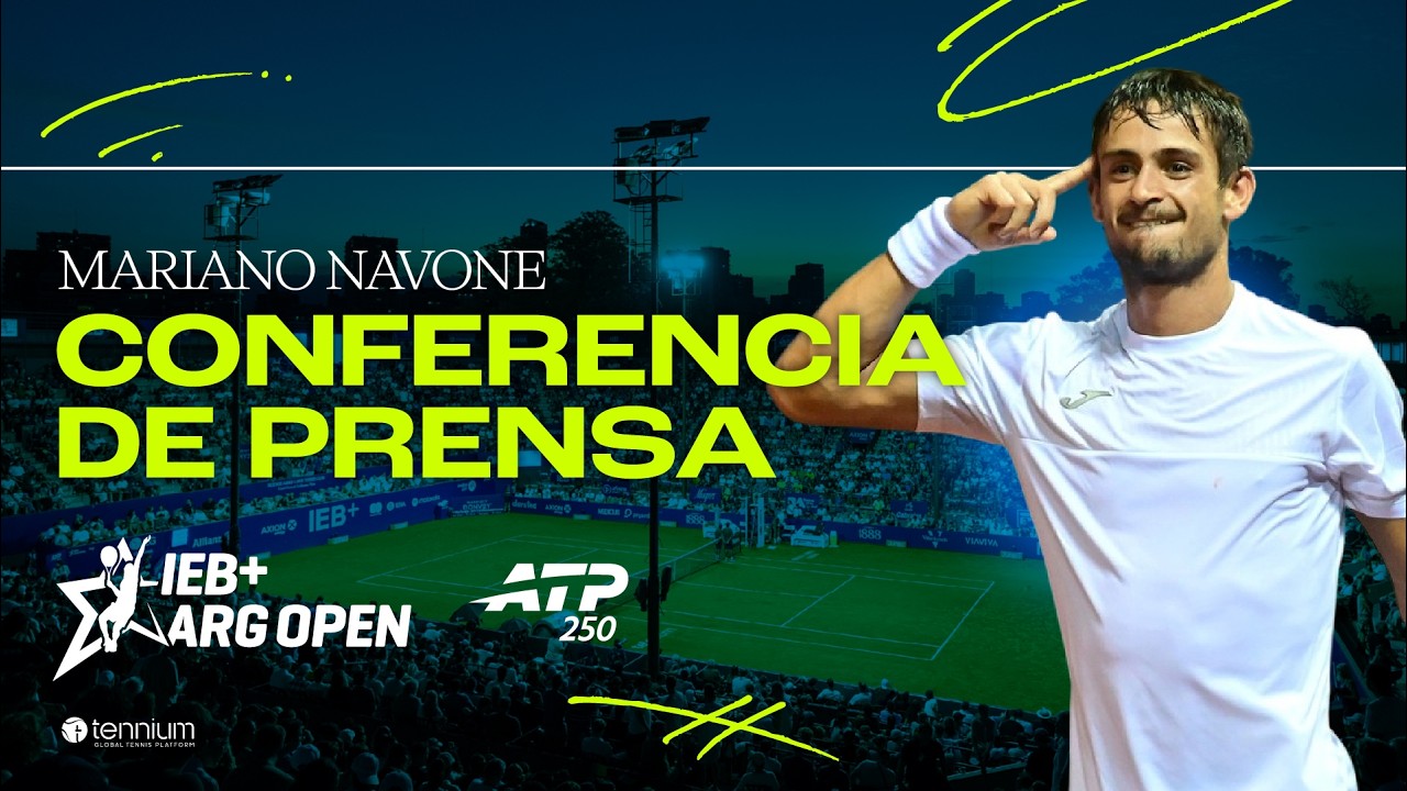 MARIANO NAVONE en CONFERENCIA | R1 IEB+ ARGENTINA OPEN 2026