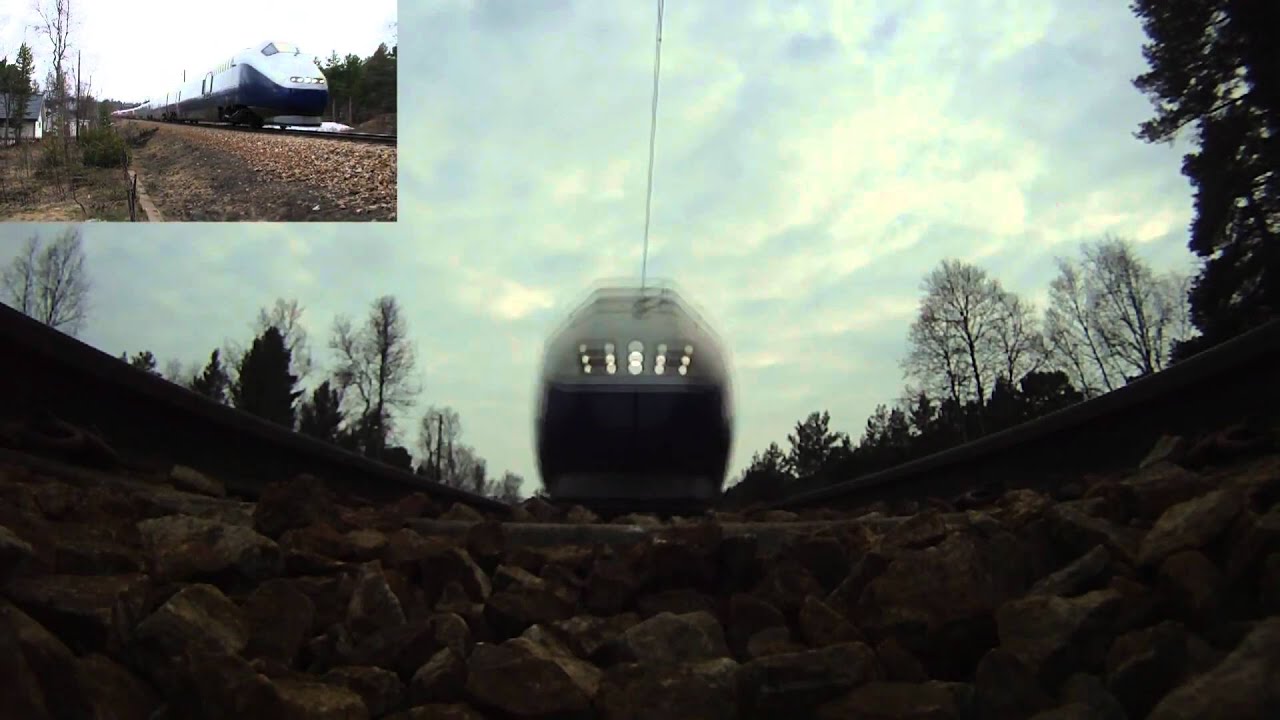 Kamera under tog -  Camera under train