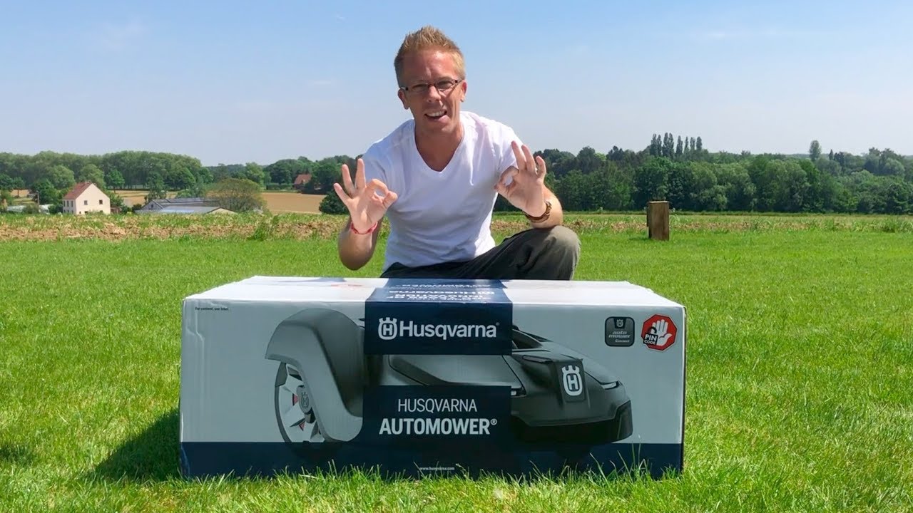 Automower® 420 -  UNBOXING - Husqvarna automower test