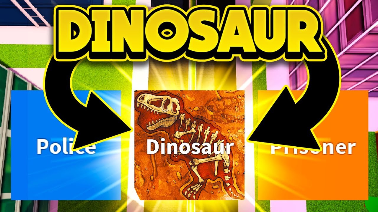 PLAYING JAILBREAK AS A DINOSAUR! (ROBLOX Jailbreak)