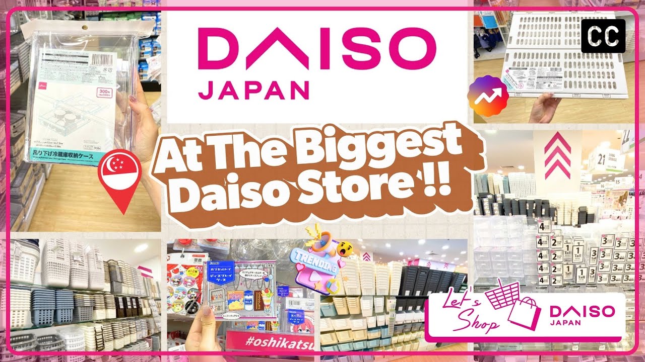 We Check Out The Storages You Can Get at DAISO Singapore!! (Organizers, Foldable Boxes & More)
