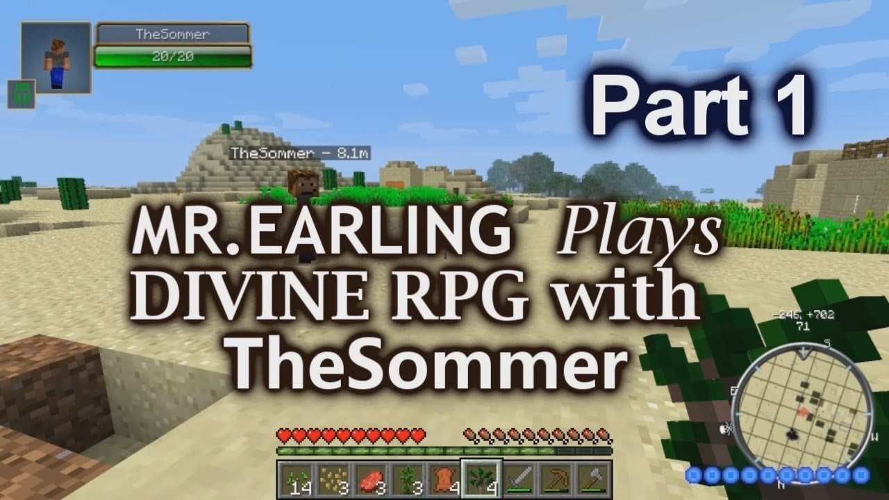 MrEarling Plays Divine RPG, with Sommer Part 1 - I scream