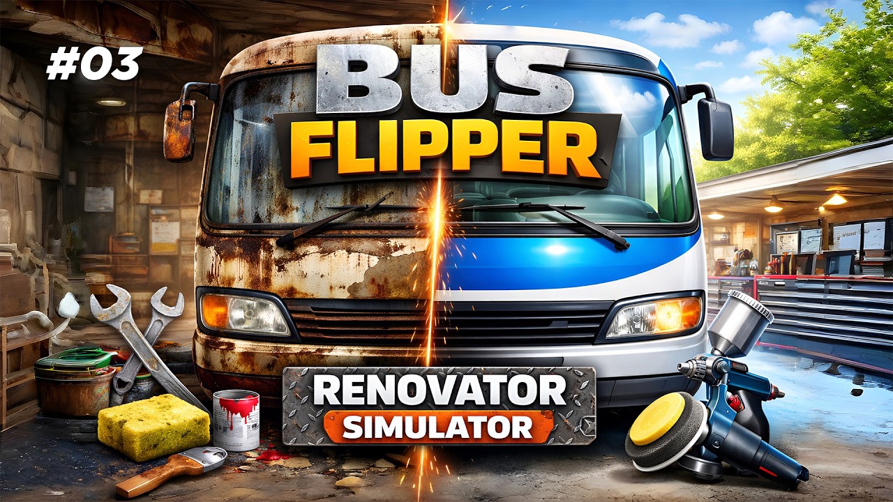 BUS FLIPPER: RENOVATOR SIMULATOR | PART 03 | FULL RENOVATION GAMEPLAY