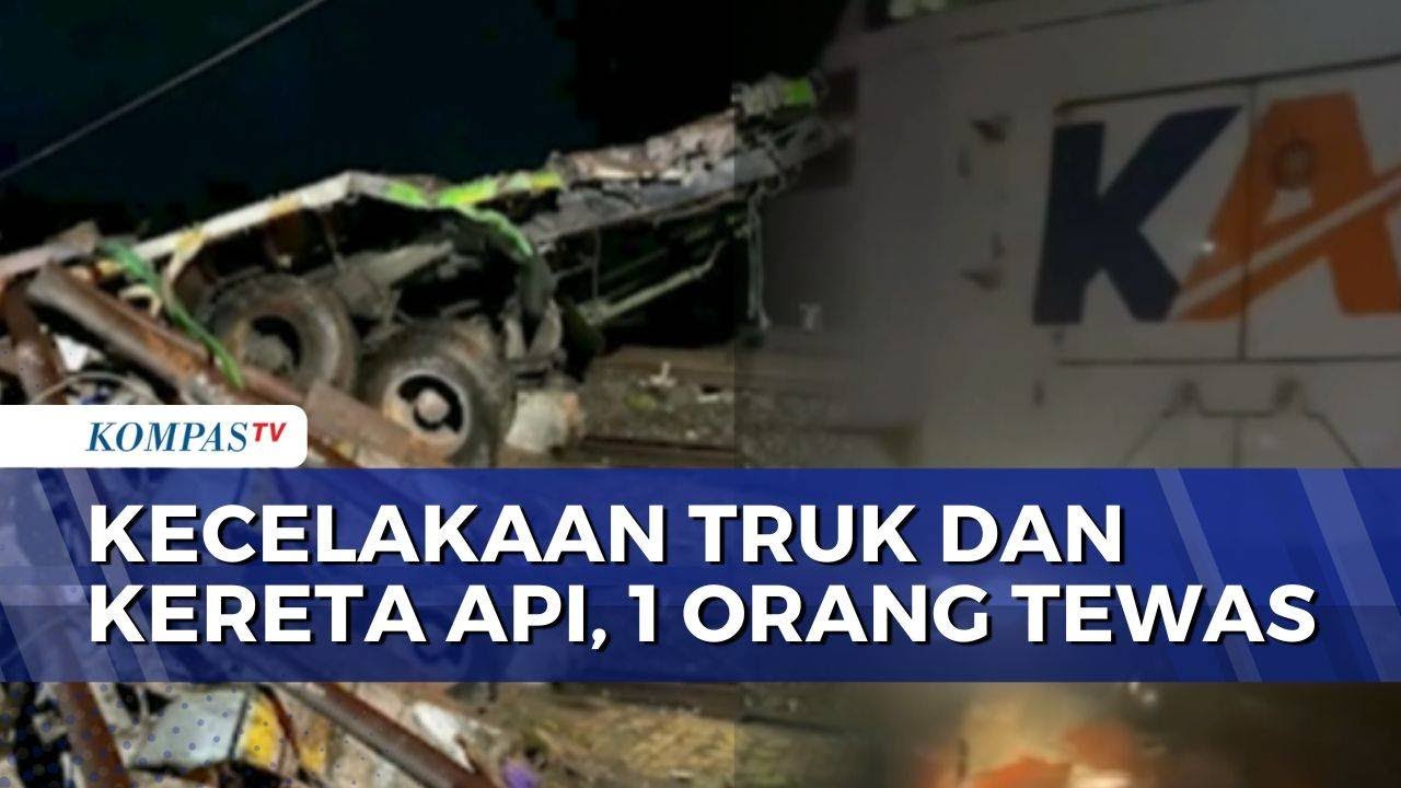 Truk Tronton Tertabrak Kereta Api Gajayana di Kebumen, Sopir Meninggal dan 2 Orang Luka-luka | BERUT