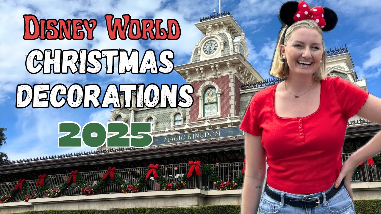DISNEY CHRISTMAS DECORATIONS ARE ALREADY OUT! — Magic Kingdom Christmas 2025 