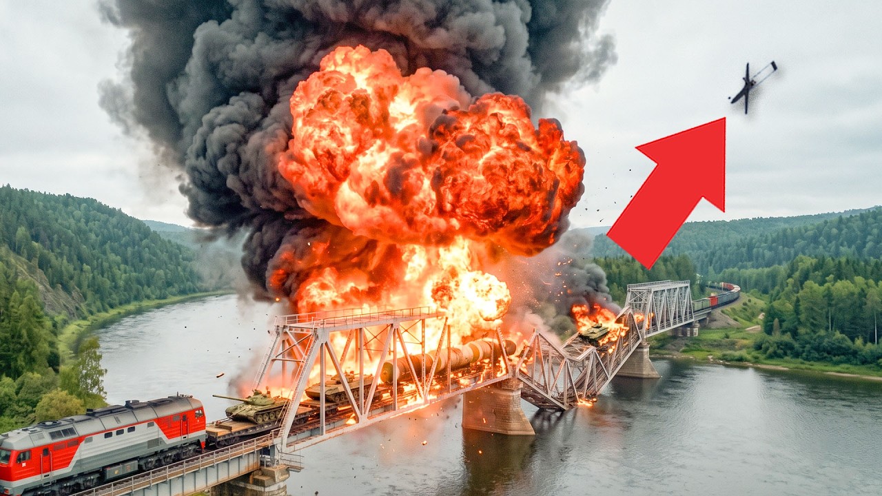 Ukraine Waited for Russia's Fuel Train to Commit to the Bridge &mdash; Then Blew It