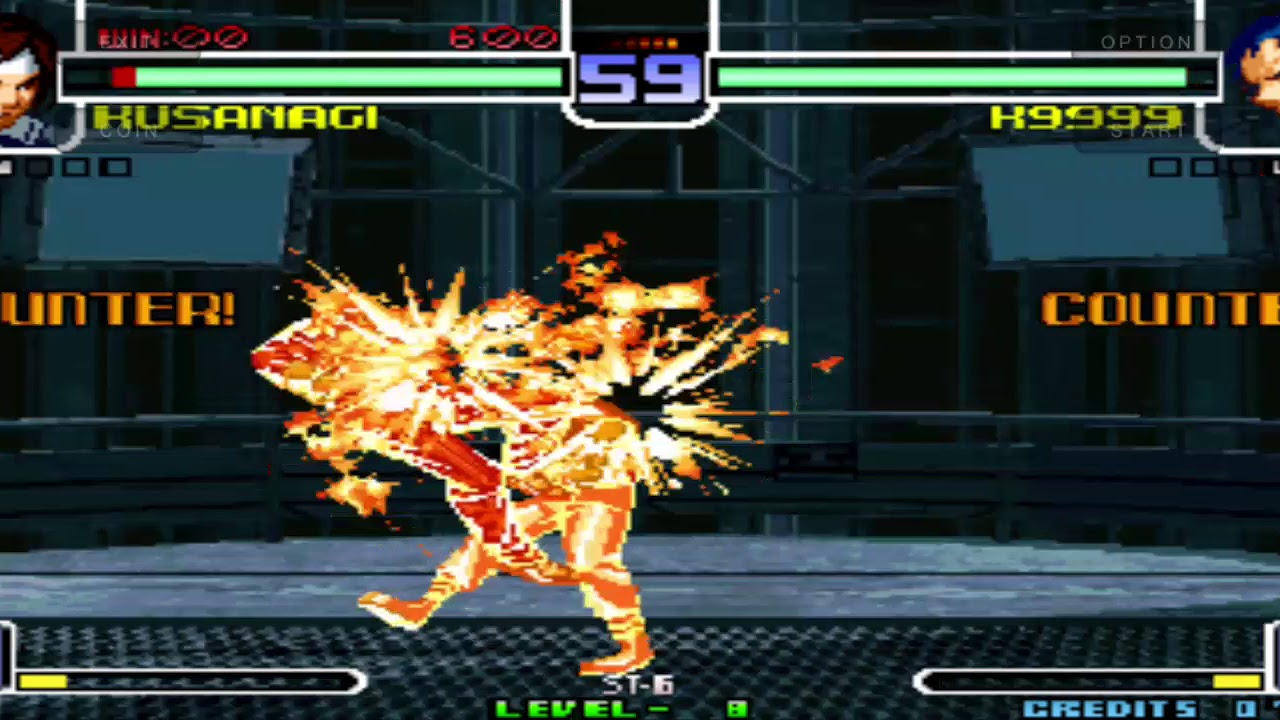 Kof 2002 Kusanagi vs K9999
