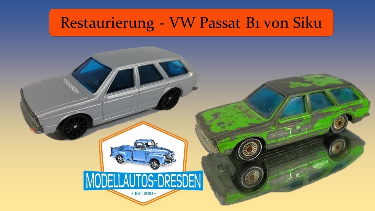 #27 VW Passat B1 von Siku Custom restoration restaurieren Kommentar auf deutsch