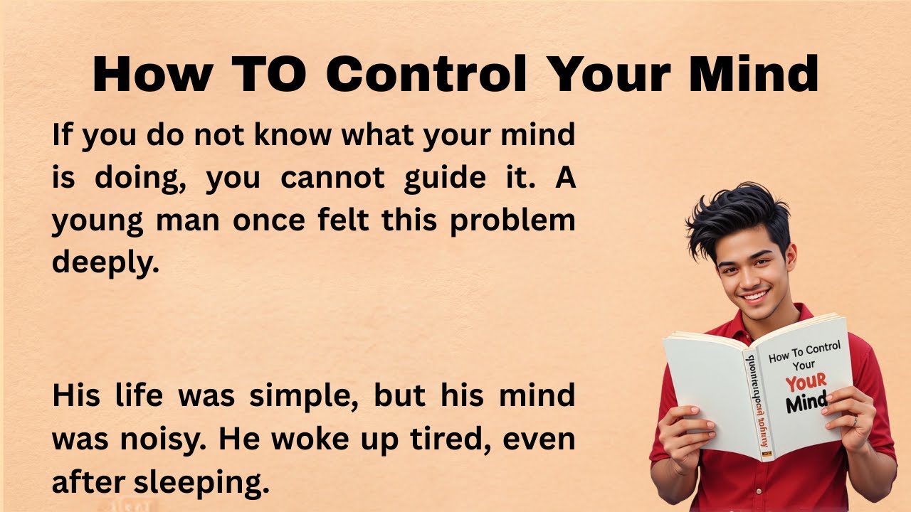 How To Control Your Mind Learn English || Improve Your English || Listen And practice