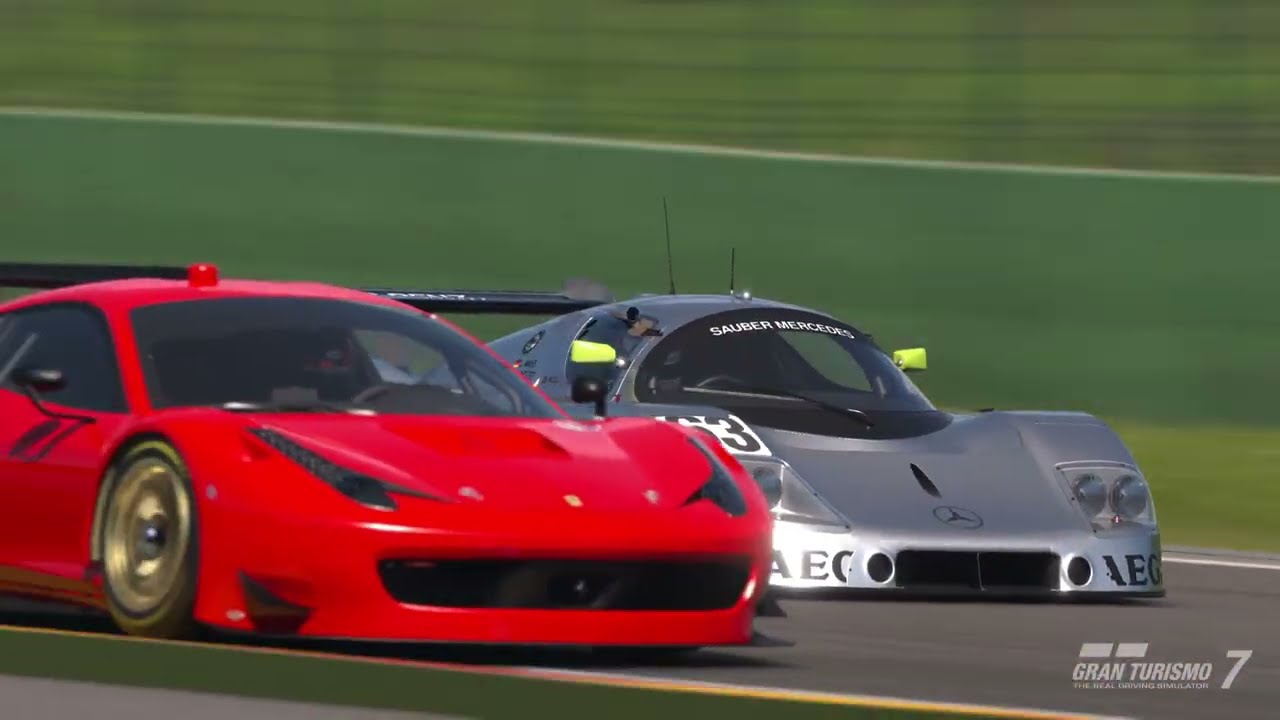 Gran Turismo 7 - Sauber Mercedes C9 '89 in Spa Francorchamps Replay (PS5 Pro - 60 FPS)