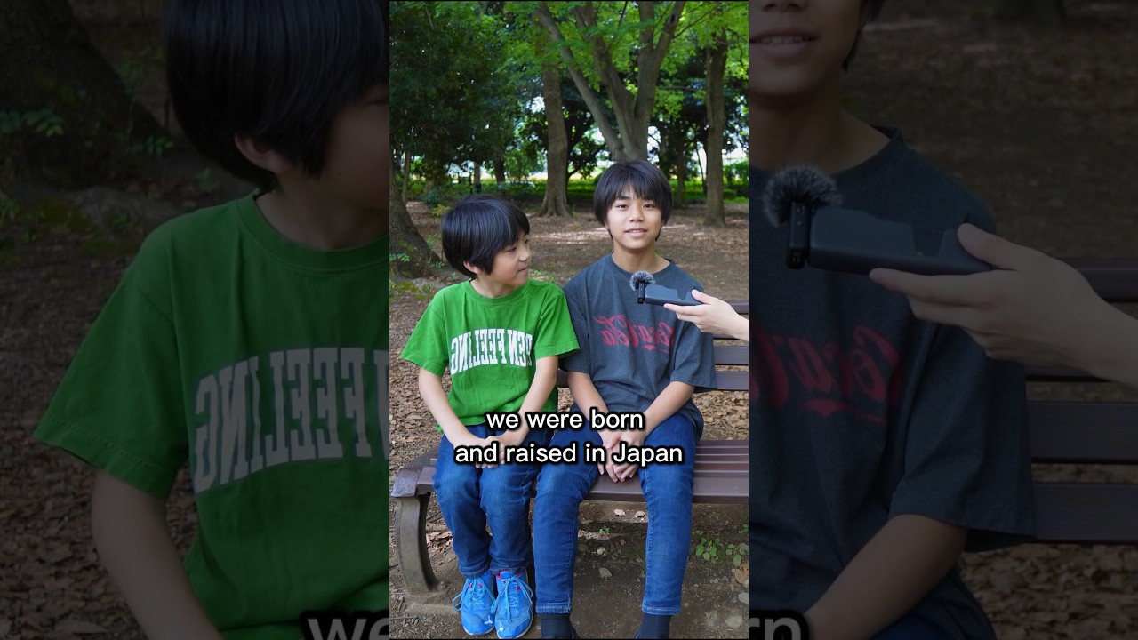 Japanese kids speaking English