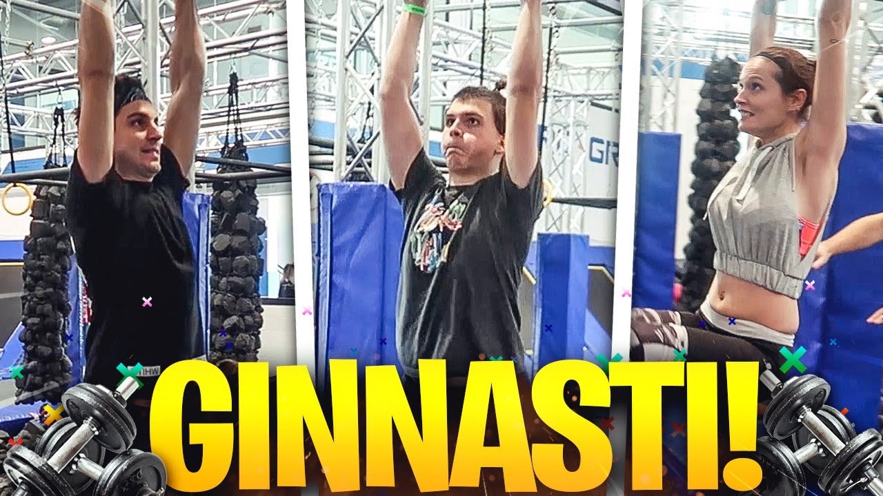 ANIMA, LASABRI E KLAUS FANNO IL PERCORSO NINJA! VERI GINNASTI! *faticoso*