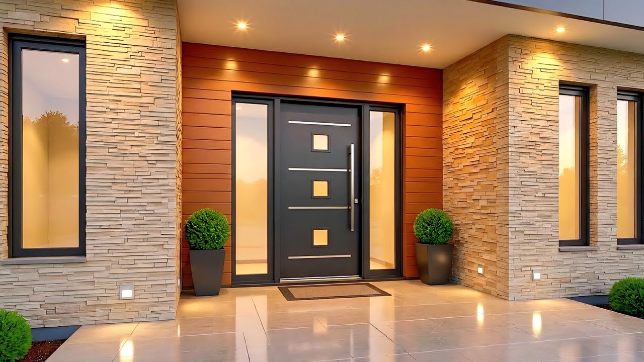 100 Trendy Modern Front Wall Design Ideas 2026 | Best Exterior Wall Cladding & House Facade Styles