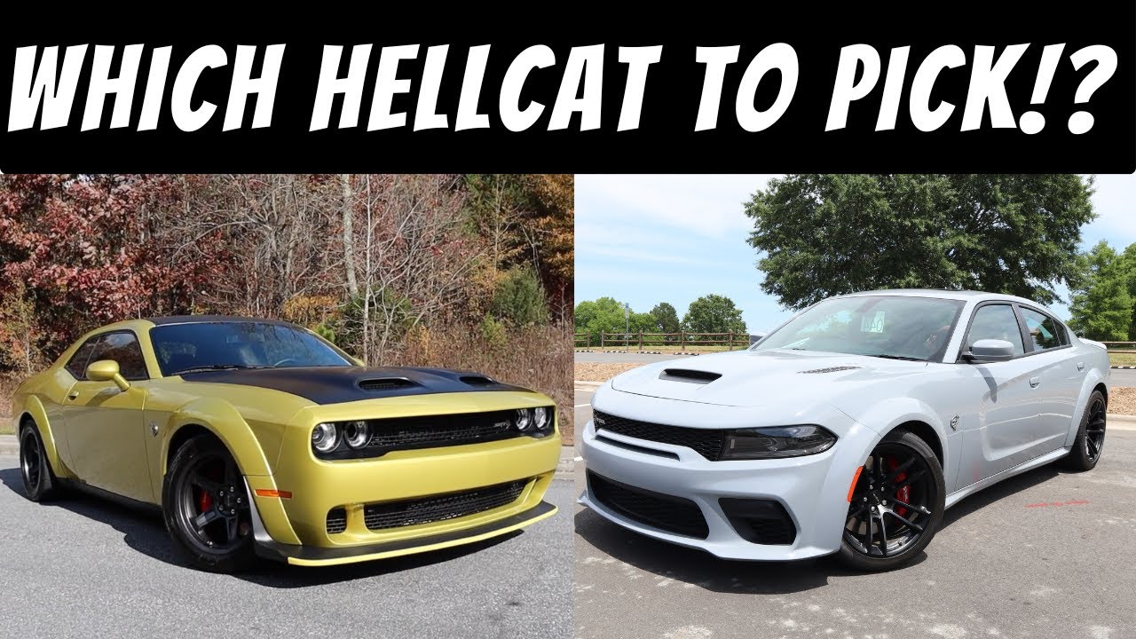 Лучший MOPAR? Dodge Charger против Dodge Challenger SRT Hellcat!