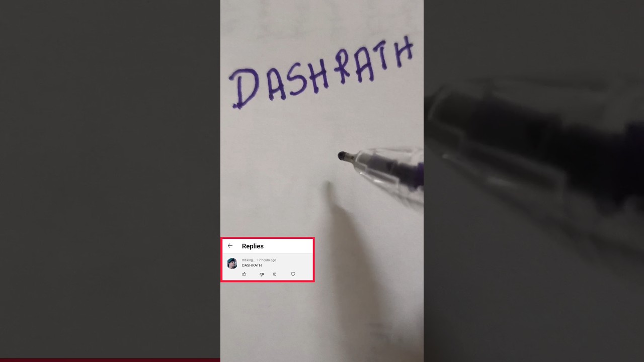 DASHRATH name logo design 51 #shorts #logo #nameart #logoart #youtubeshorts #shortsvideo #short