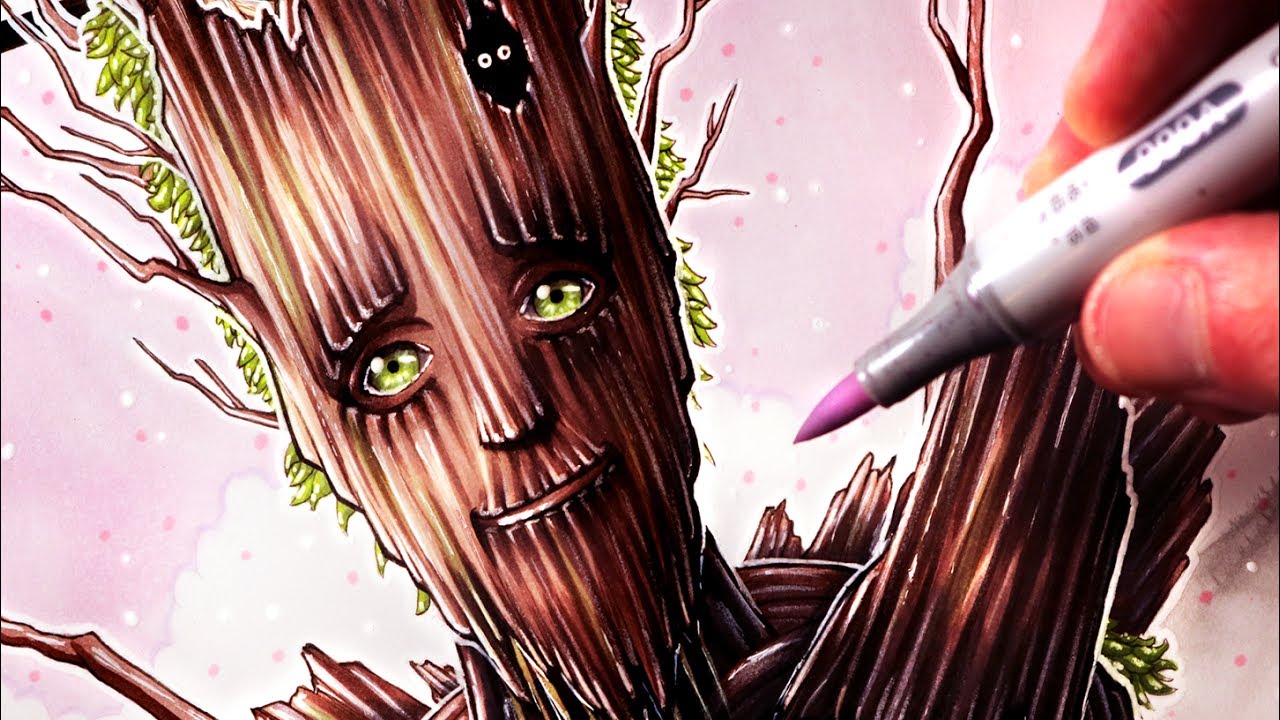 Let's Draw an EARTH GIANT - FANTASY ART FRIDAY