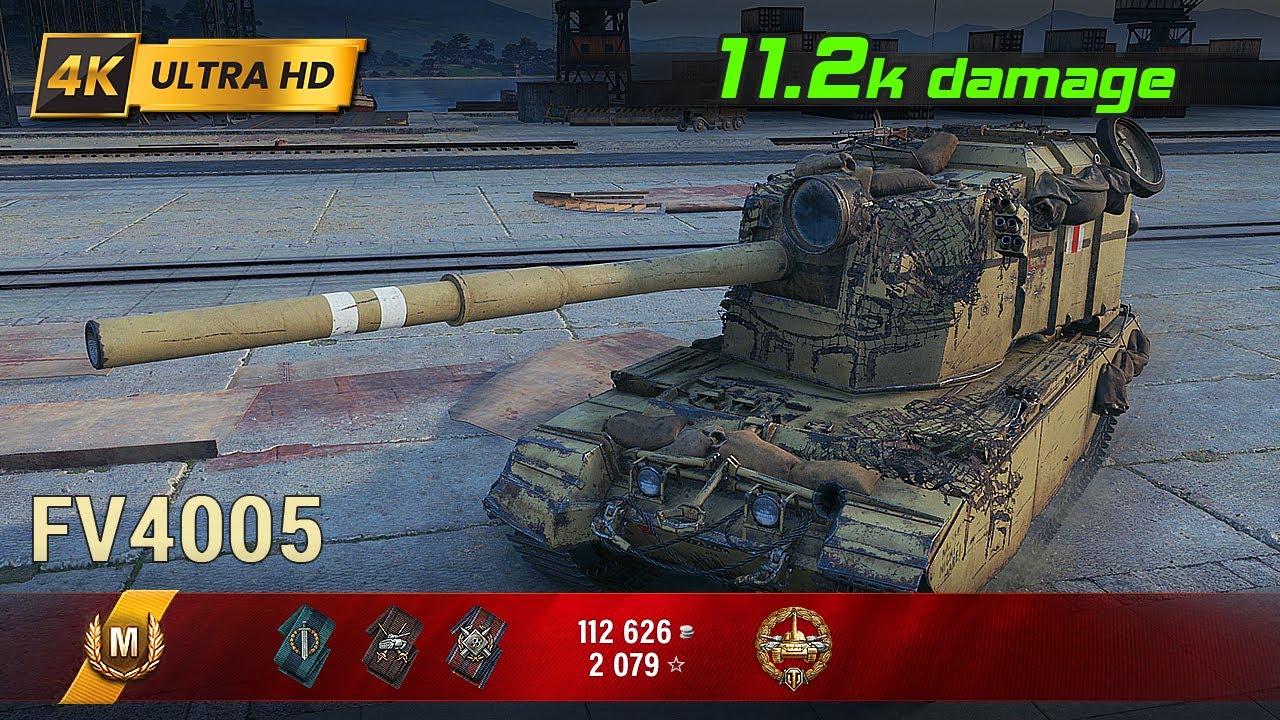 FV4005 Stage II 💥 5 Kills / 11.2k Damage 💥 WoT Replay #249