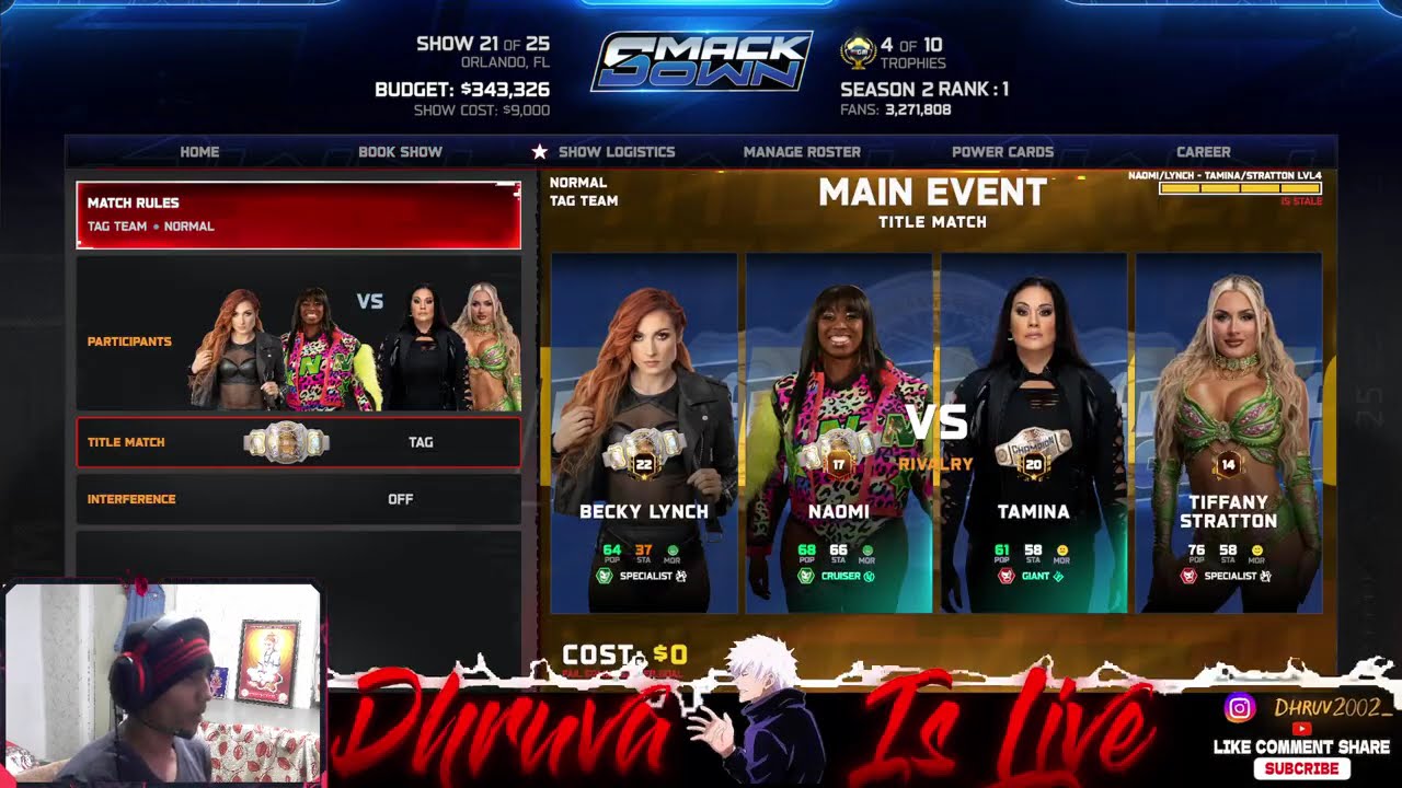 🔴 | “Every Decision Matters! | WWE 2K25 MyGM Mode” | Dhruva Gaming 🔴