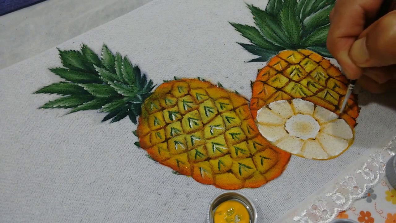 Roberto Ferreira - Como pintar Abacaxi.