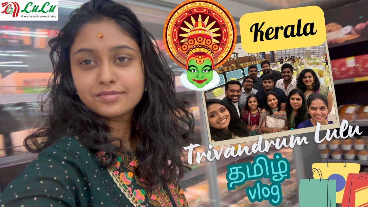 #Trivandrum Lulu Shopping 🛍️ 🧿❤️Evening reception #tamil #minivlog #diml